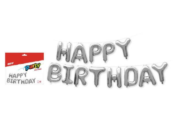balón HAPPY BIRTHDAY fóliový