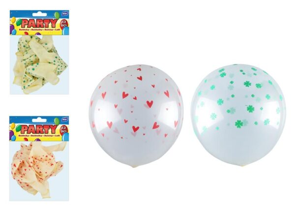 balón transparentný s potlačou